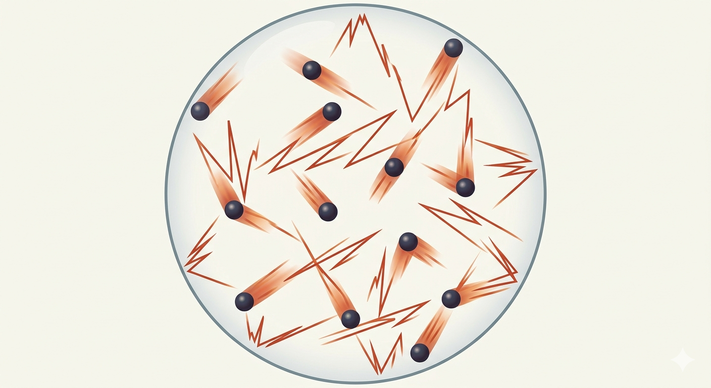 Estructura cristalina vibrando vs gas